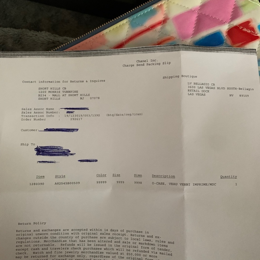 Chanel O Case Veau Verni Imprime - Picture 6 of 6